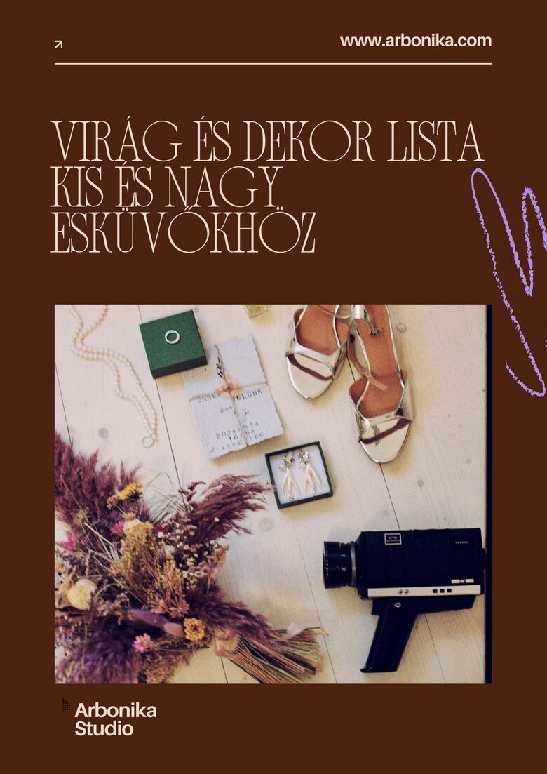 Virág és Dekor Lista Kis és Nagy Esküvőkhöz
